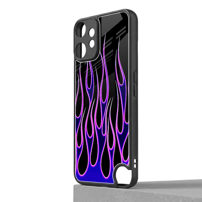 Flames Purple Inferno cmf nothing phone 2 pro mobile cover | shockproof glass phone case