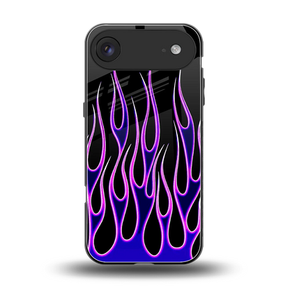 Flames Purple Inferno back phone cover | glass case for iphone air