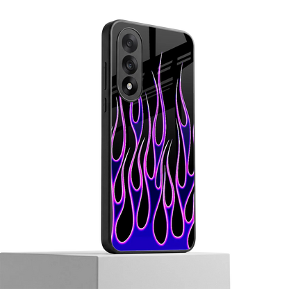 Flames Purple Inferno oneplus nord 5 mobile cover | shockproof glass phone case