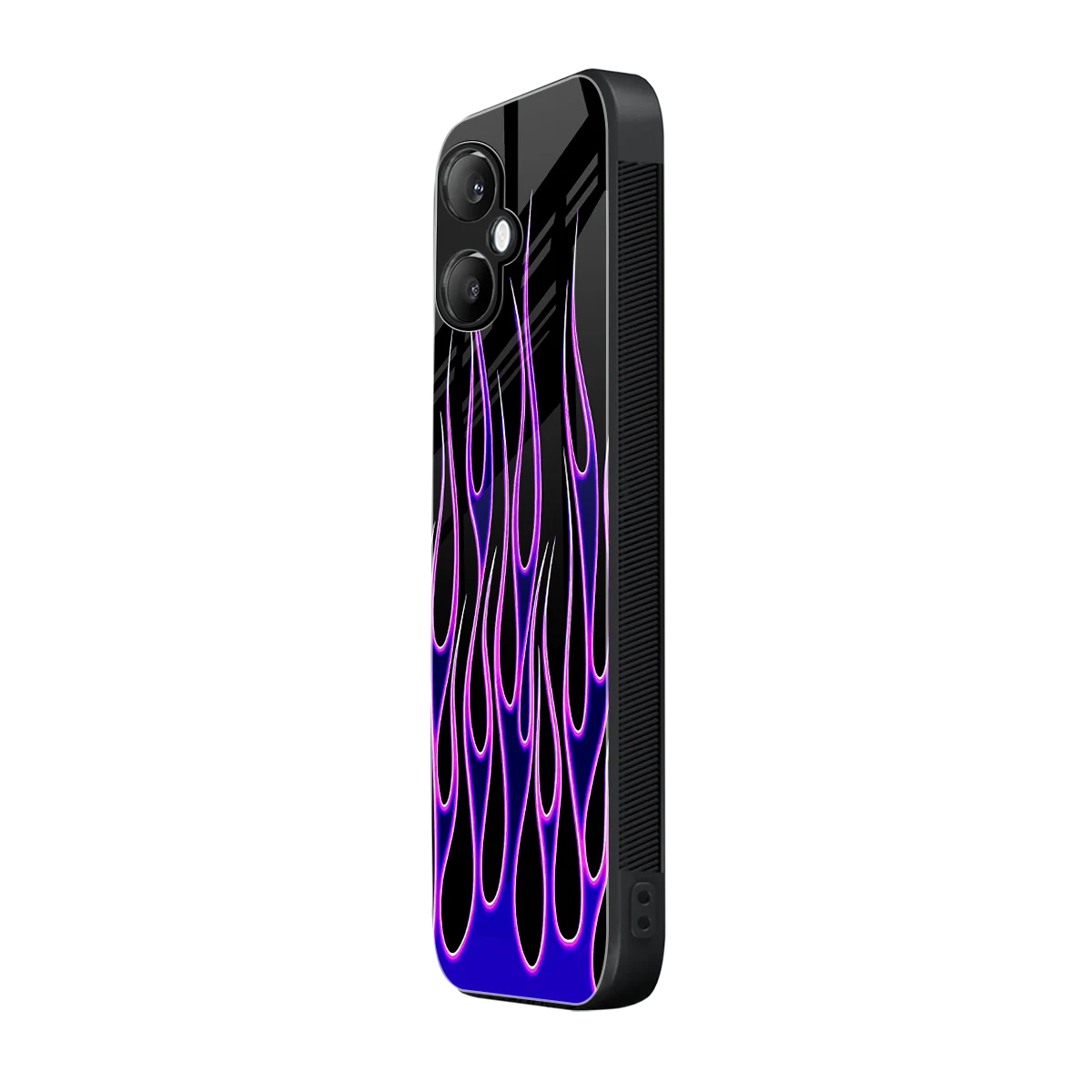 Flames Purple Inferno samsung galaxy a06 5g mobile cover | shockproof glass phone case