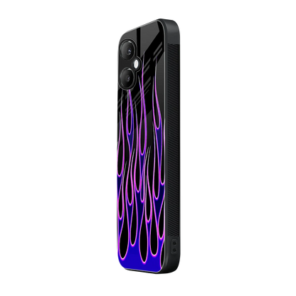 Flames Purple Inferno samsung galaxy a06 5g mobile cover | shockproof glass phone case