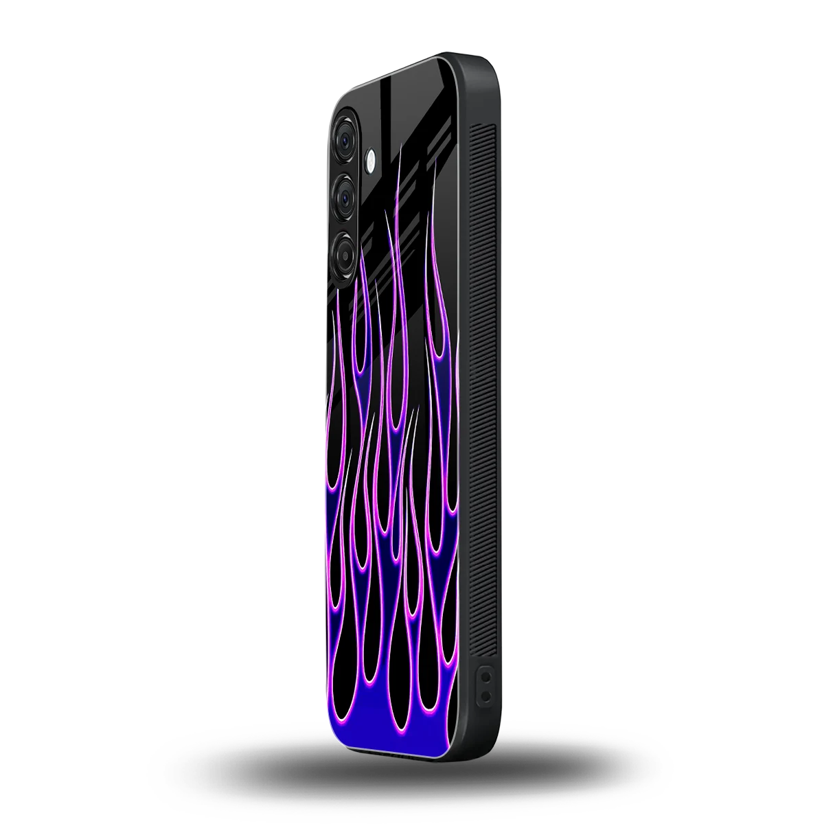 Flames Purple Inferno samsung galaxy a36 5g mobile cover | shockproof glass phone case