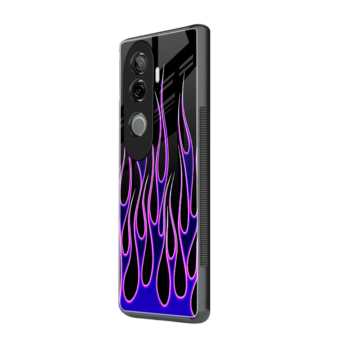 Flames Purple Inferno vivo v40e mobile cover | shockproof glass phone case