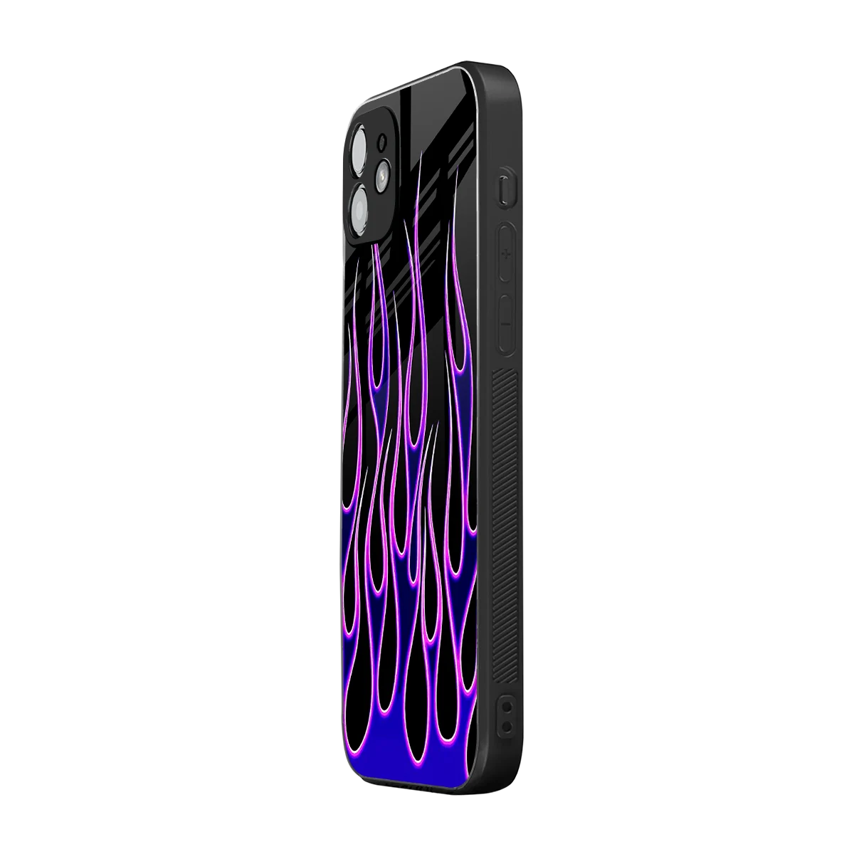 Flames Purple Inferno iphone 11 mobile cover | shockproof glass phone case