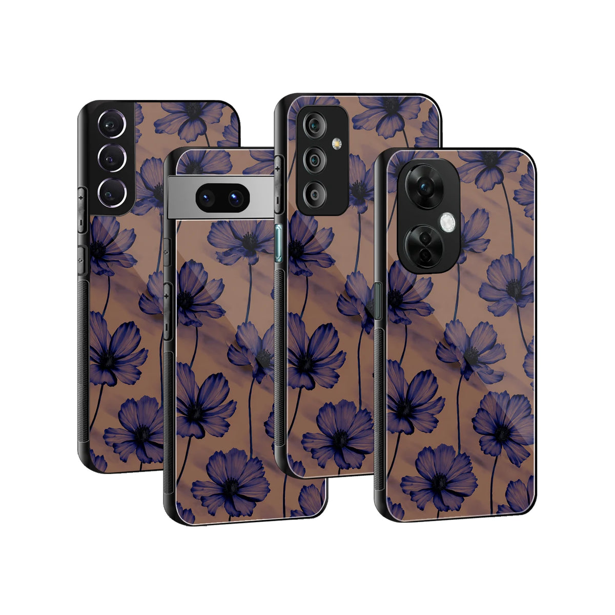 Stylish Glass Back Case for All Smartphones iPhone, Samsung, OnePlus, Pixel, Redmi, Oppo, Vivo, Motorola