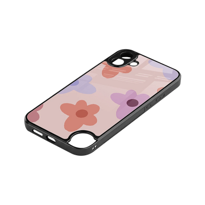 Floral Caramel stylish phone case for cmf nothing phone 1 | glossy glass and slim fit