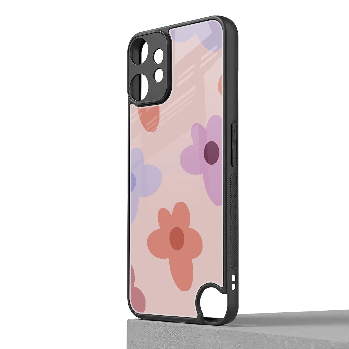 Floral Caramel cmf nothing phone 2 pro mobile cover | shockproof glass phone case