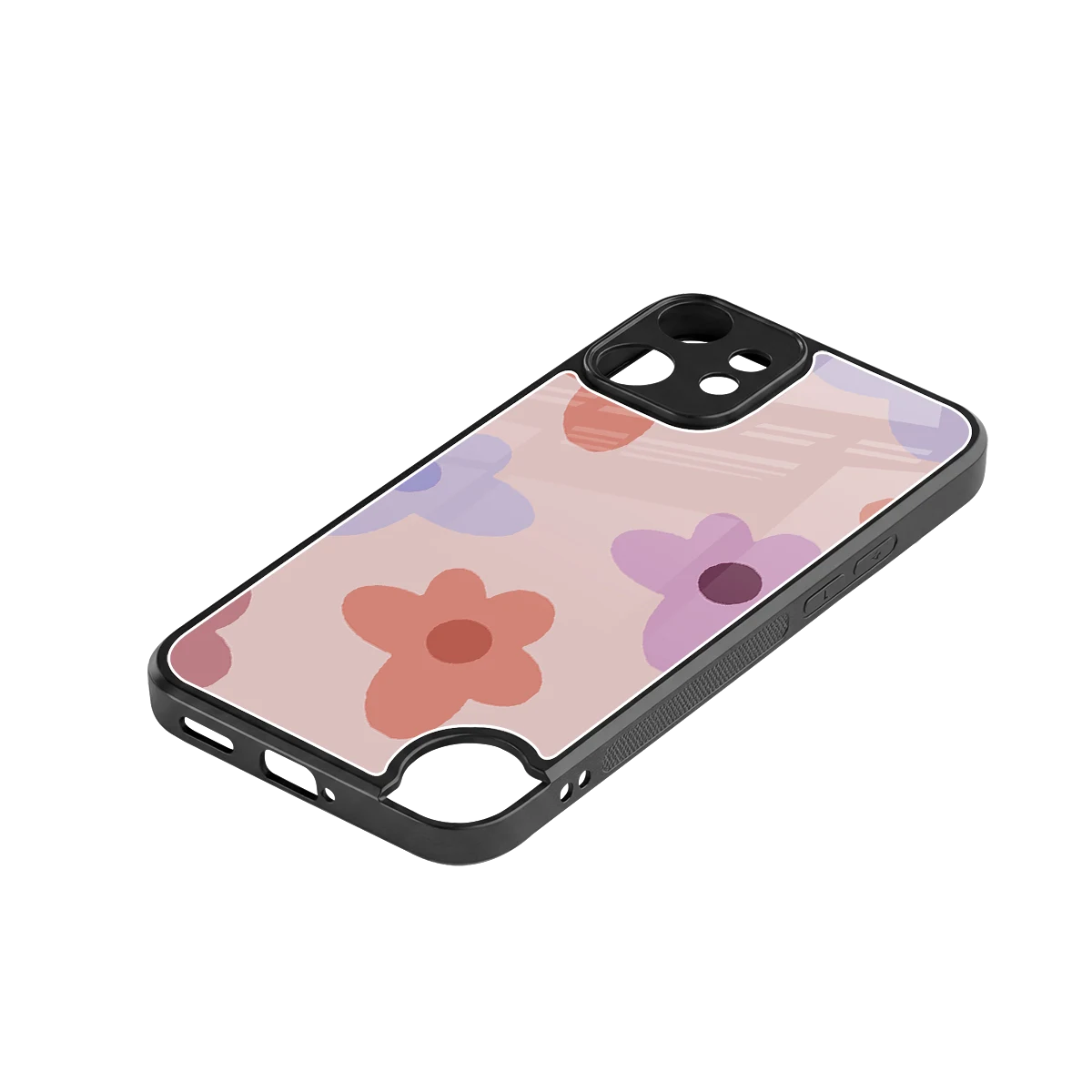 Floral Caramel stylish phone case for cmf nothing phone 2 pro | glossy glass and slim fit