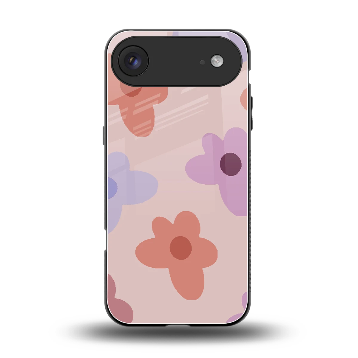 Floral Caramel back phone cover | glass case for iphone air