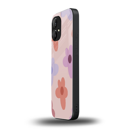 Floral Caramel nothing phone 1 mobile cover | shockproof glass phone case
