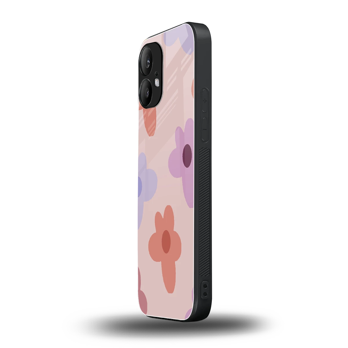 Floral Caramel nothing phone 2 mobile cover | shockproof glass phone case