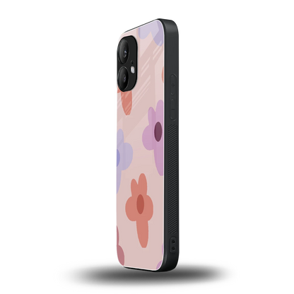 Floral Caramel nothing phone 2 mobile cover | shockproof glass phone case