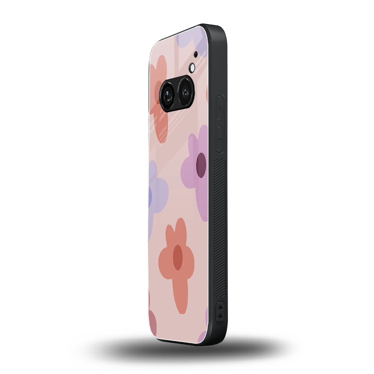 Floral Caramel nothing phone 2a plus mobile cover | shockproof glass phone case