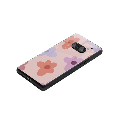Floral Caramel stylish phone case for nothing phone 2a plus | glossy glass and slim fit