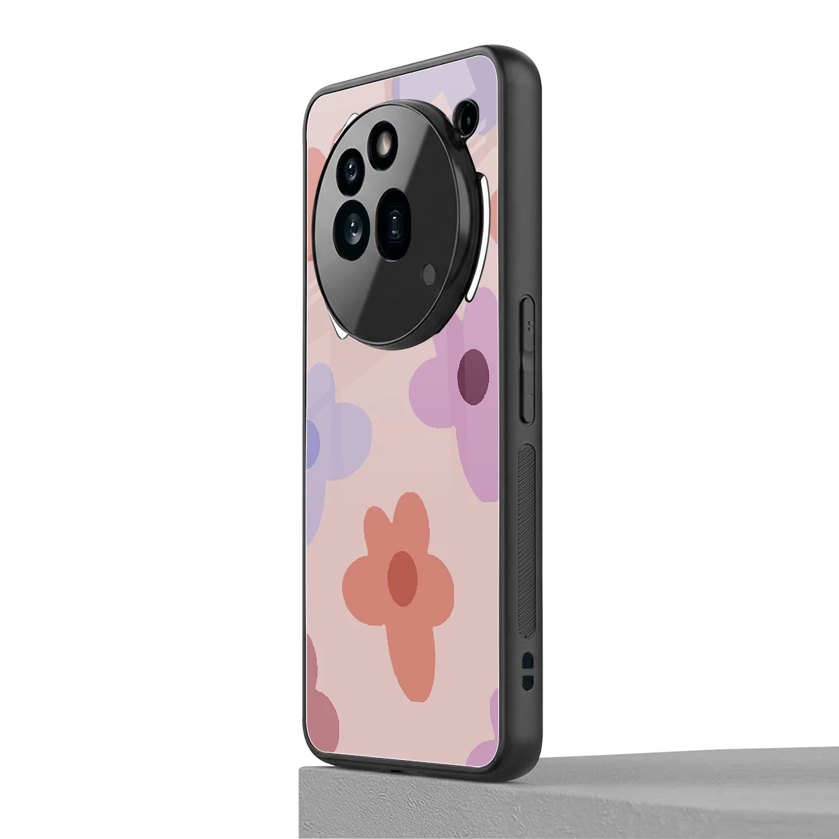 Floral Caramel nothing phone 3a pro mobile cover | shockproof glass phone case
