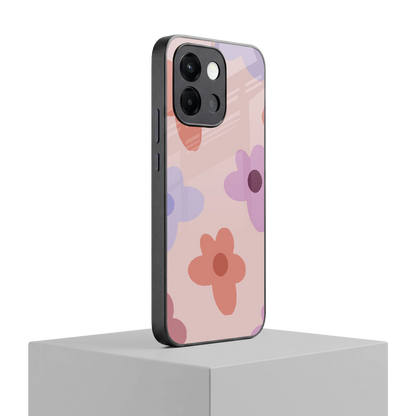 Floral Caramel oneplus 13s mobile cover | shockproof glass phone case