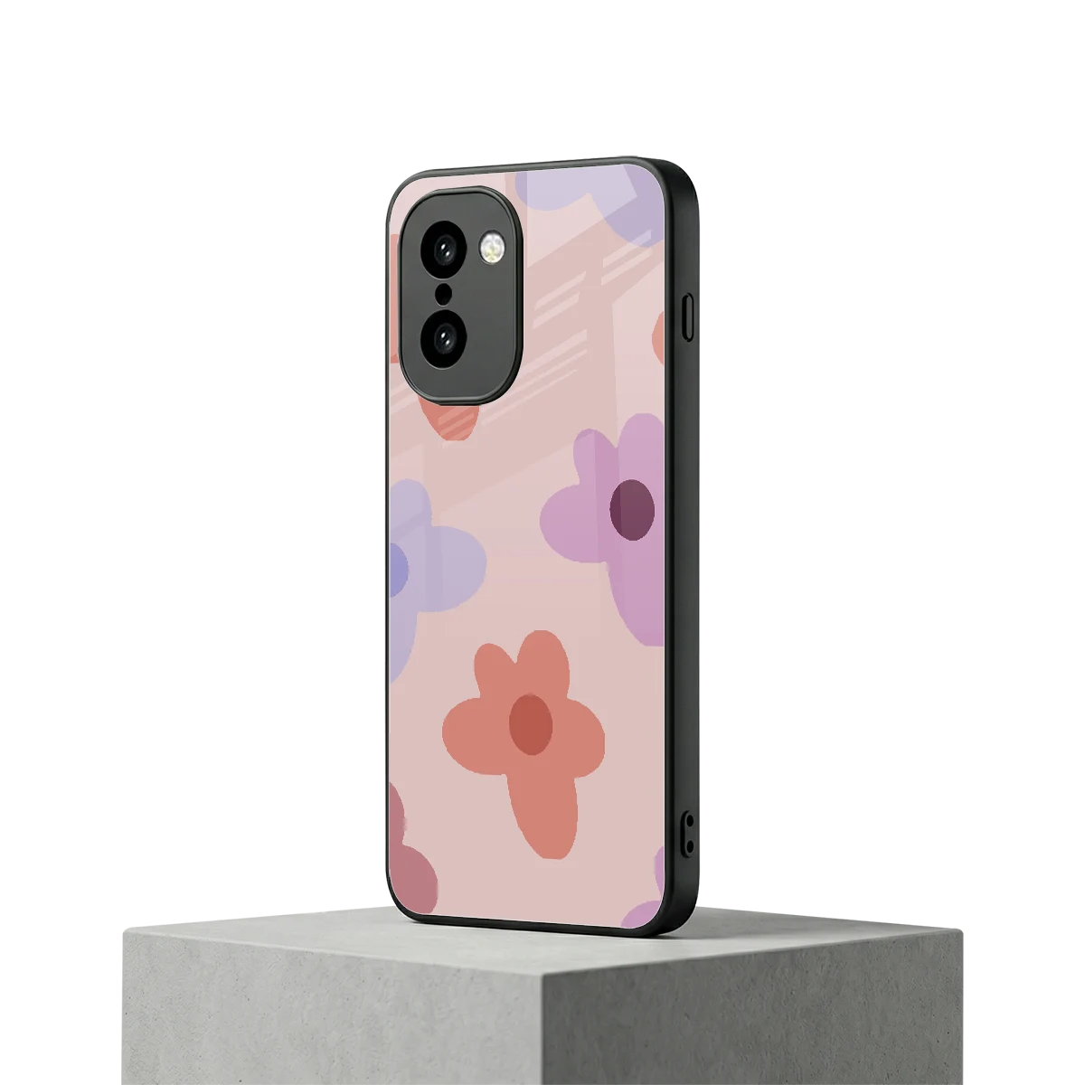 Floral Caramel oneplus 15r mobile cover | shockproof glass phone case