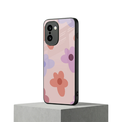 Floral Caramel oneplus 15r mobile cover | shockproof glass phone case