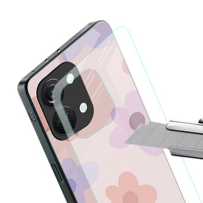 Floral Caramel stylish phone case for oneplus nord 3 | glossy glass and slim fit