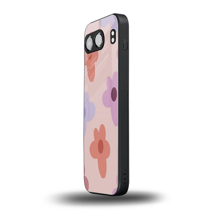Floral Caramel oneplus nord 4 mobile cover | shockproof glass phone case