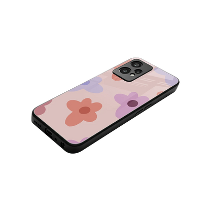 Floral Caramel stylish phone case for oneplus nord ce 2 lite | glossy glass and slim fit
