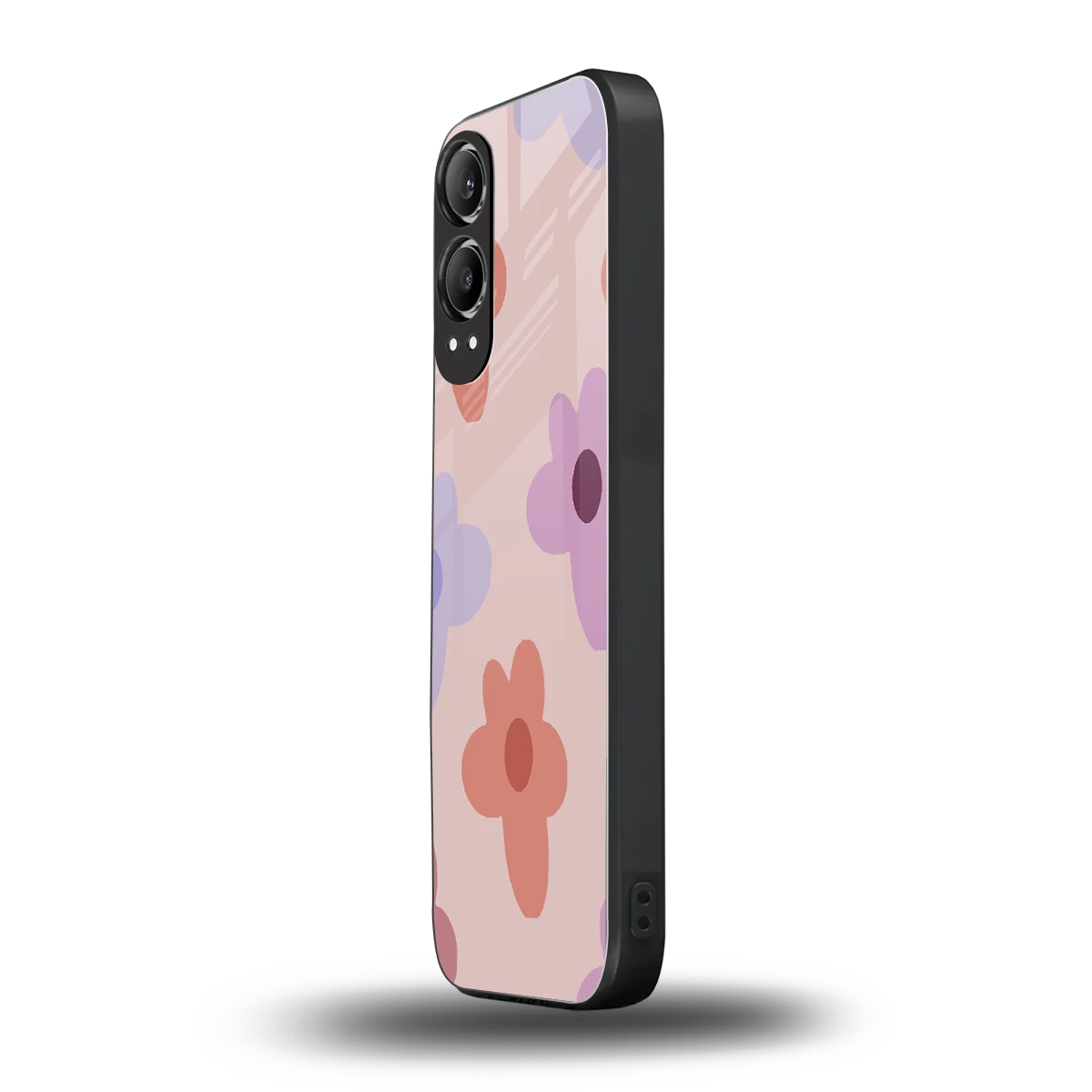 Floral Caramel oneplus nord ce 4 lite mobile cover | shockproof glass phone case