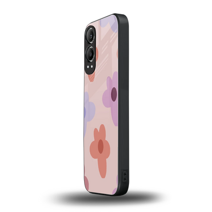 Floral Caramel oneplus nord ce 4 lite mobile cover | shockproof glass phone case