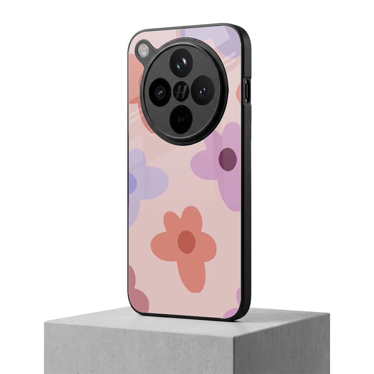 Floral Caramel oppo find x8 mobile cover | shockproof glass phone case