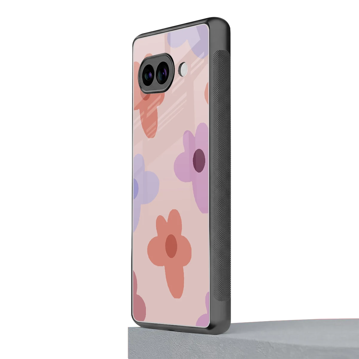 Floral Caramel google pixel 10a mobile cover | shockproof glass phone case