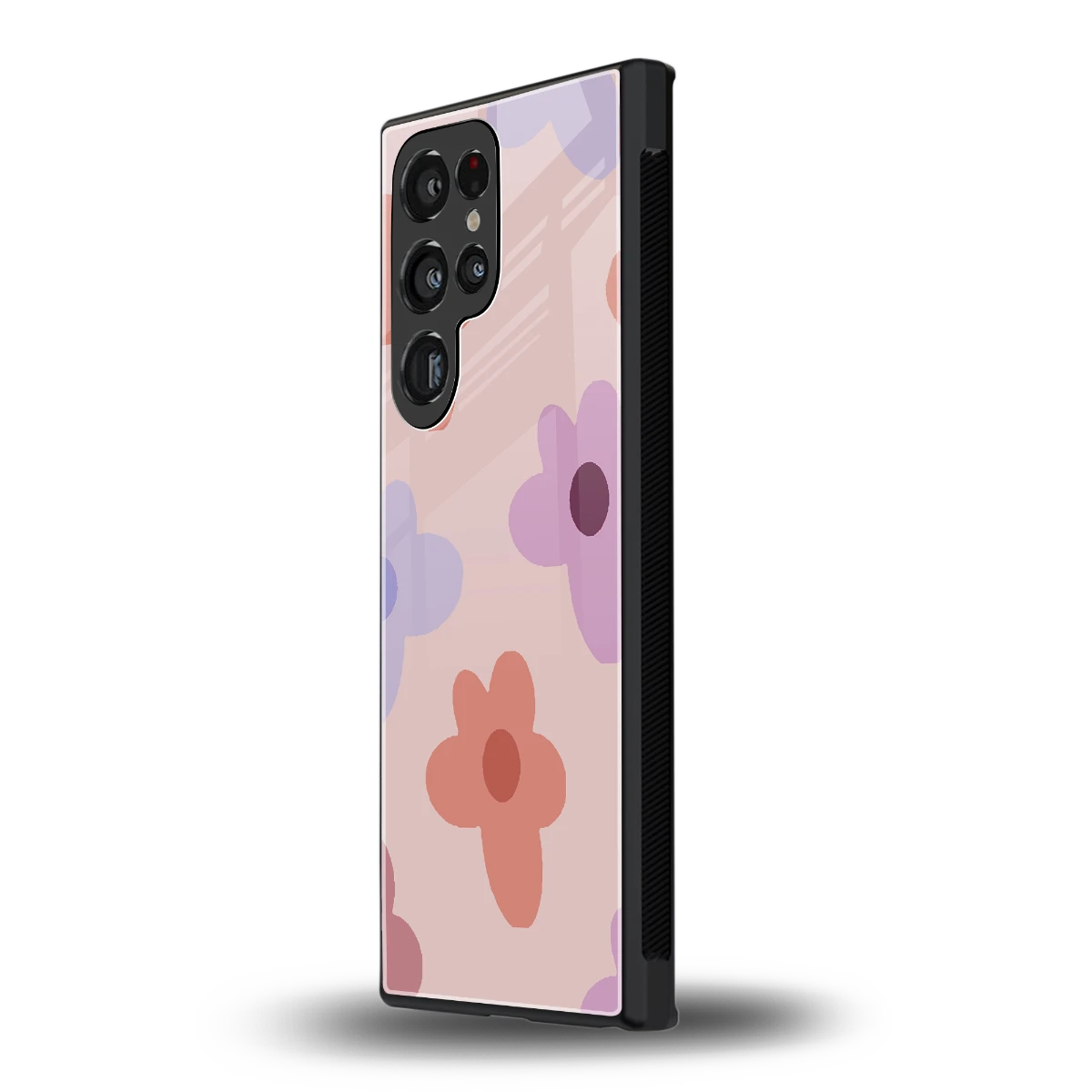 Floral Caramel samsung galaxy s23 ultra mobile cover | shockproof glass phone case