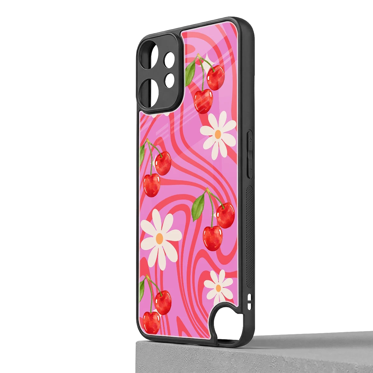 Floral Cherry cmf nothing phone 2 pro mobile cover | shockproof glass phone case