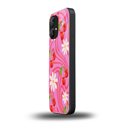 Floral Cherry nothing phone 1 mobile cover | shockproof glass phone case