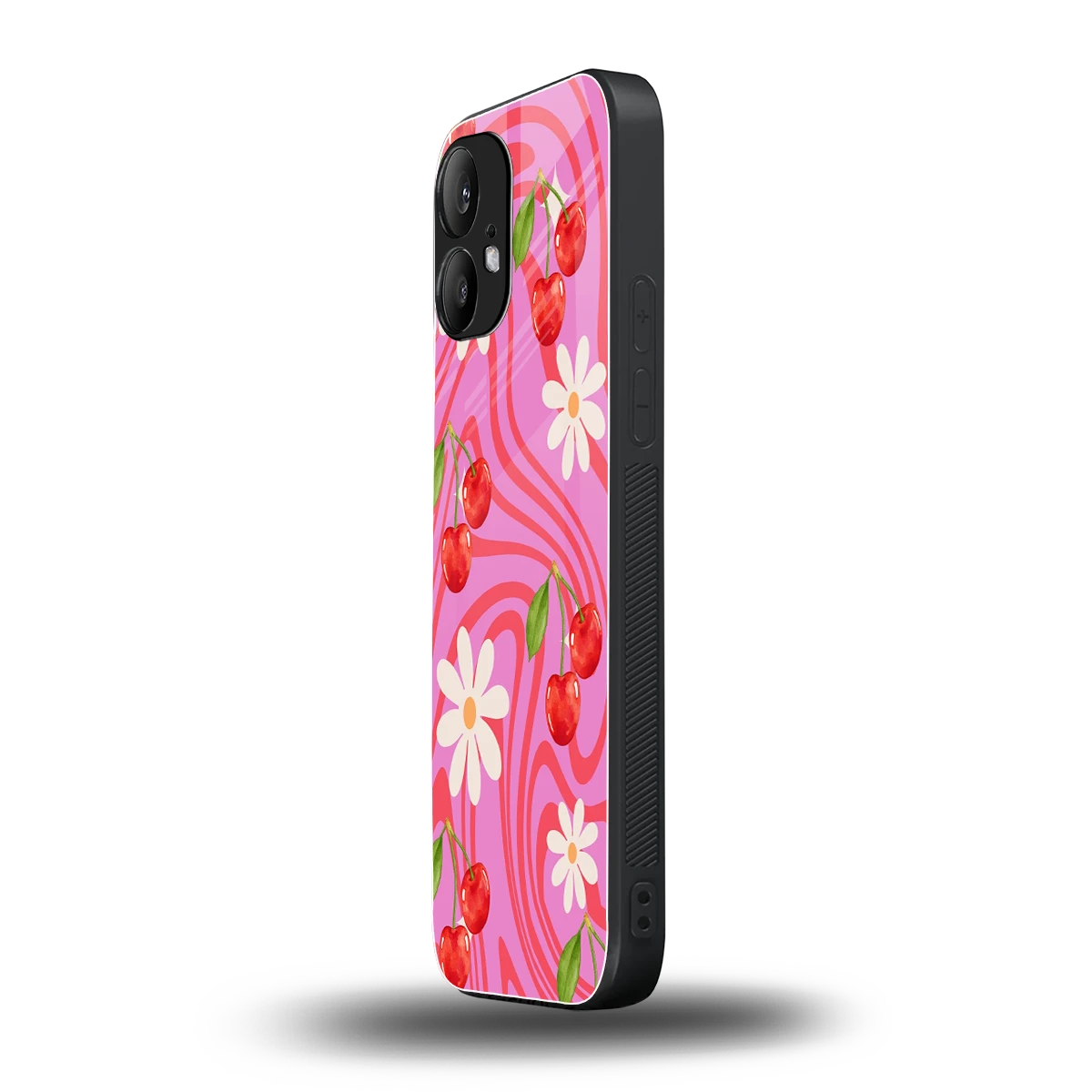 Floral Cherry nothing phone 2 mobile cover | shockproof glass phone case