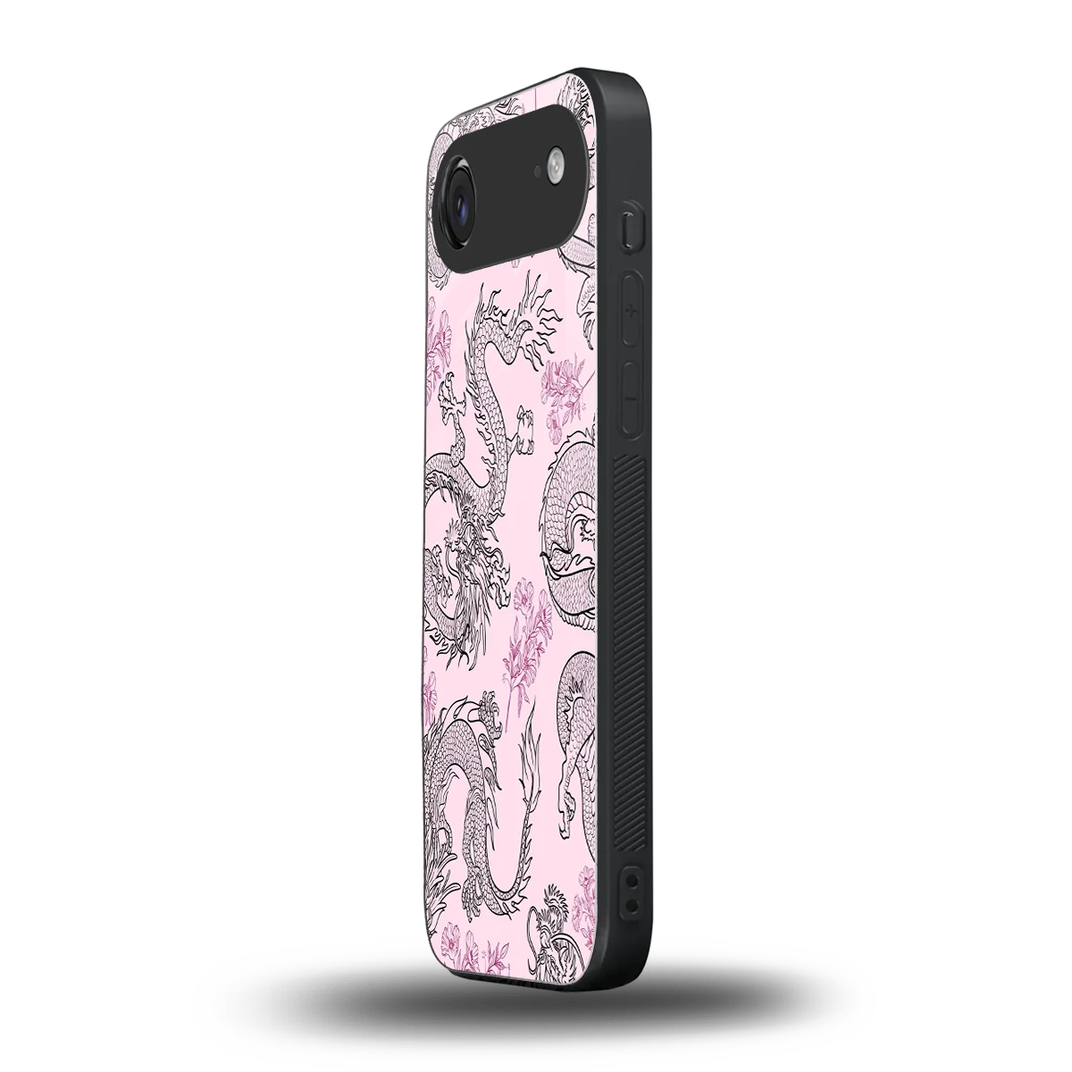 Floral Dragon iphone air mobile cover | shockproof glass phone case