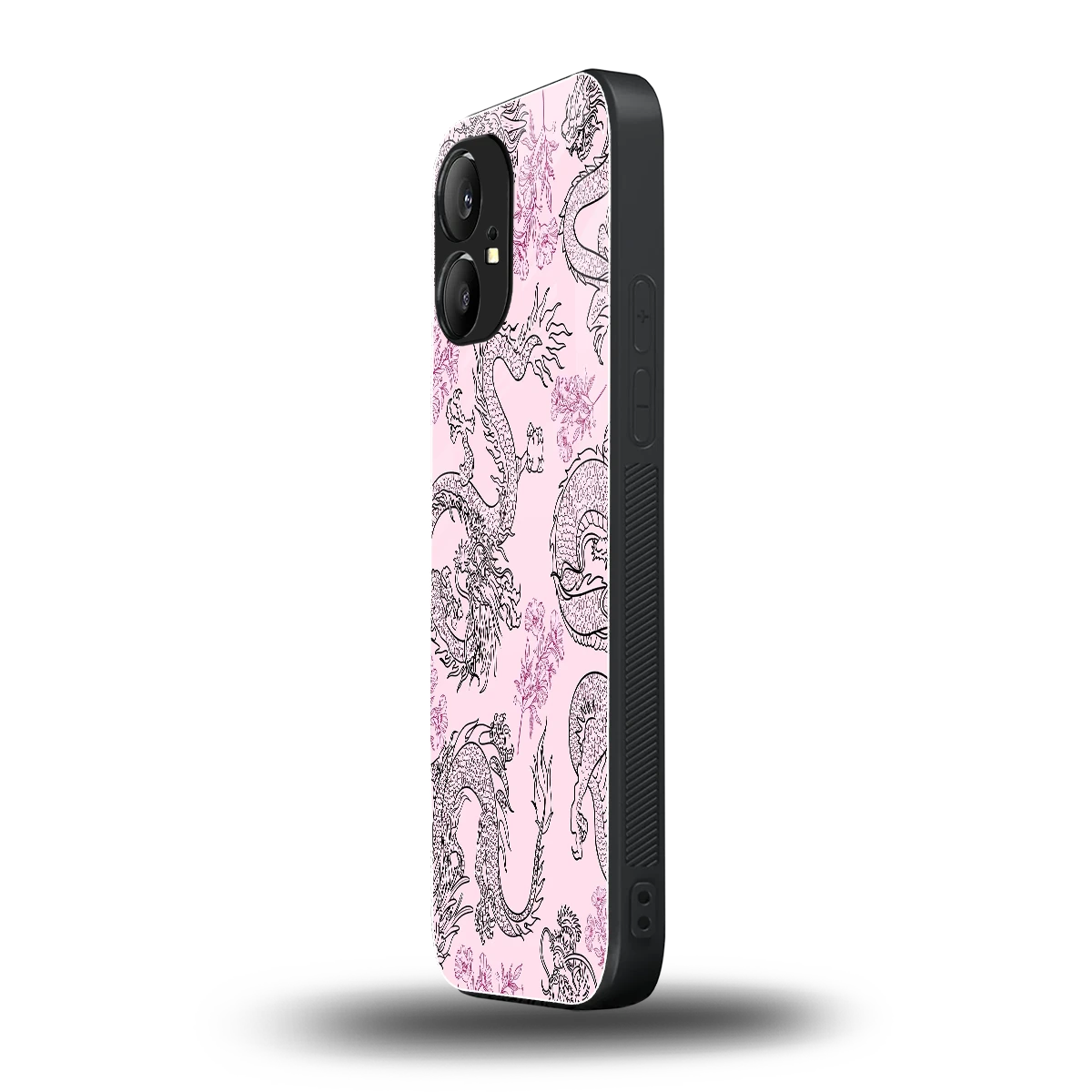 Floral Dragon nothing phone 1 mobile cover | shockproof glass phone case