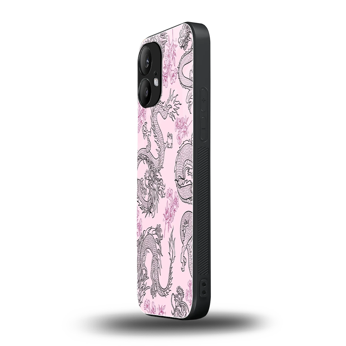 Floral Dragon nothing phone 2 mobile cover | shockproof glass phone case