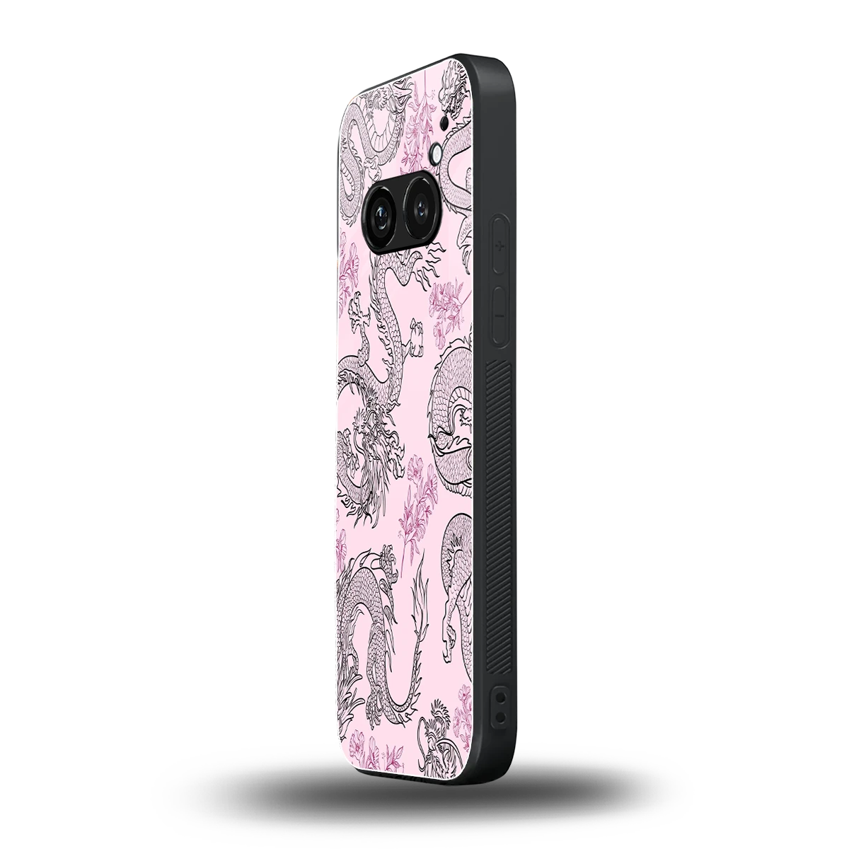 Floral Dragon nothing phone 2a plus mobile cover | shockproof glass phone case