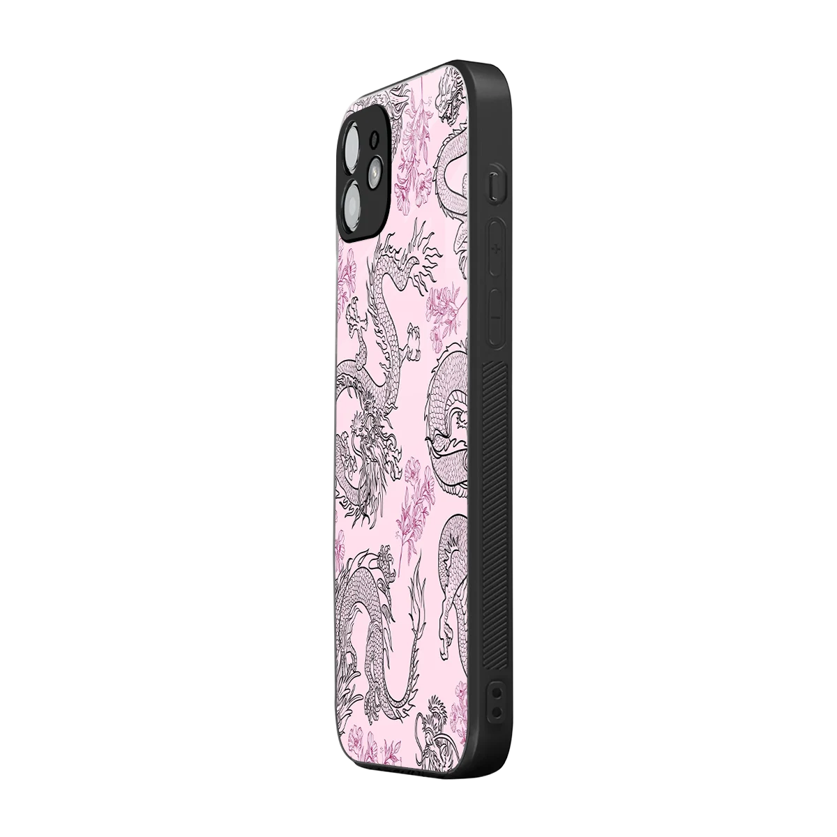 Floral Dragon iphone 11 mobile cover | shockproof glass phone case