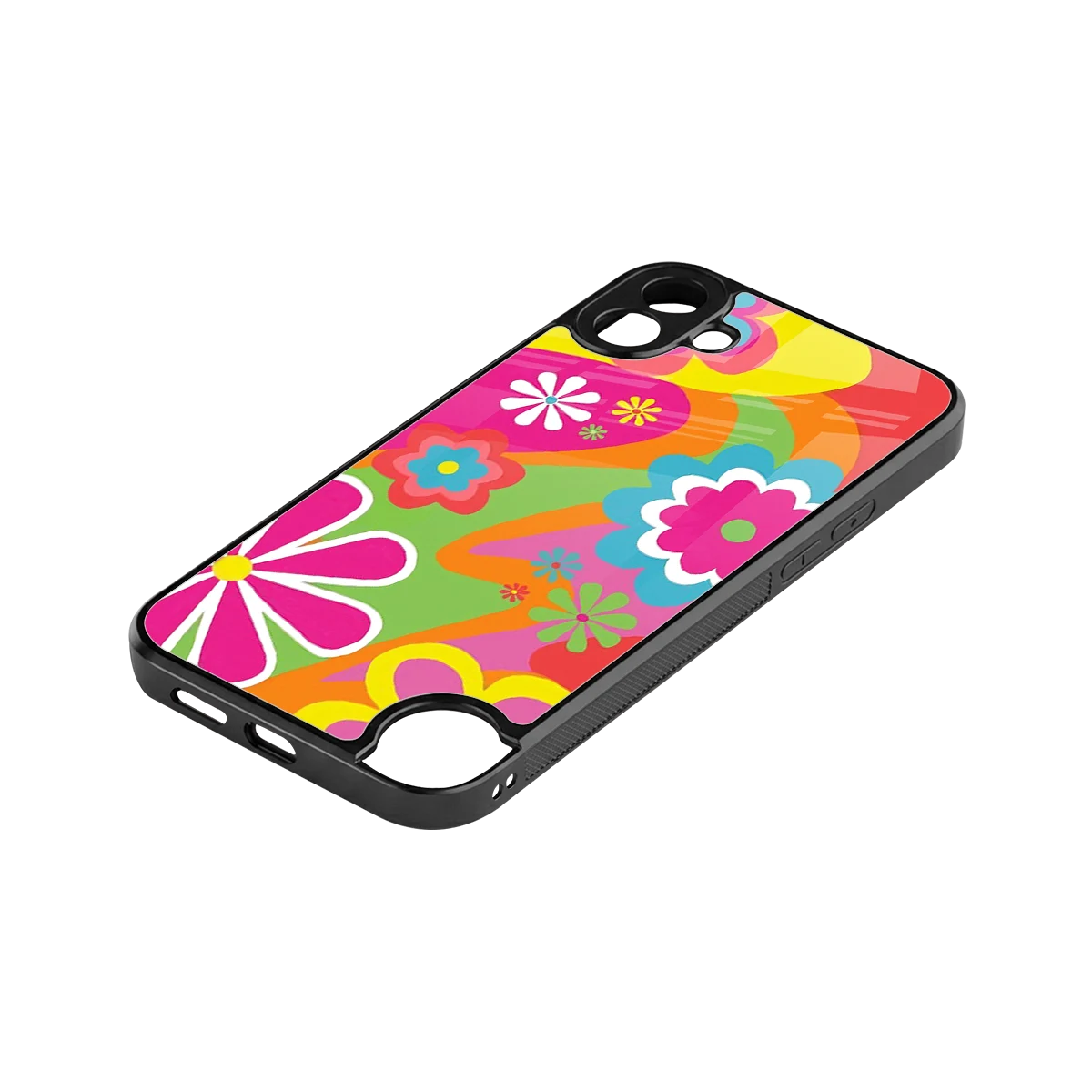 Floral Fusion stylish phone case for cmf nothing phone 1 | glossy glass and slim fit