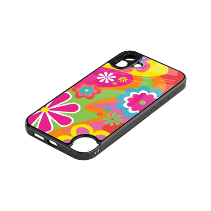 Floral Fusion stylish phone case for cmf nothing phone 1 | glossy glass and slim fit