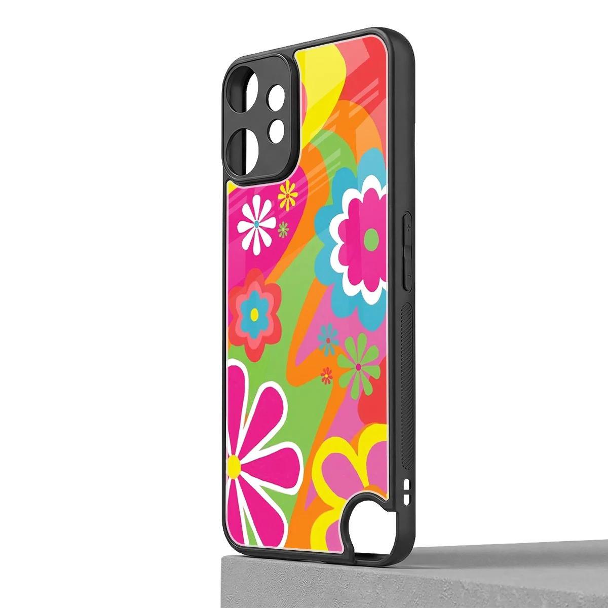 Floral Fusion cmf nothing phone 2 pro mobile cover | shockproof glass phone case