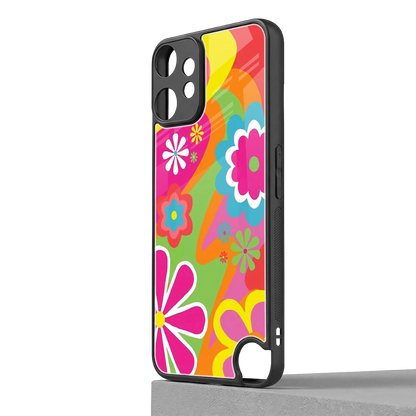 Floral Fusion cmf nothing phone 2 pro mobile cover | shockproof glass phone case