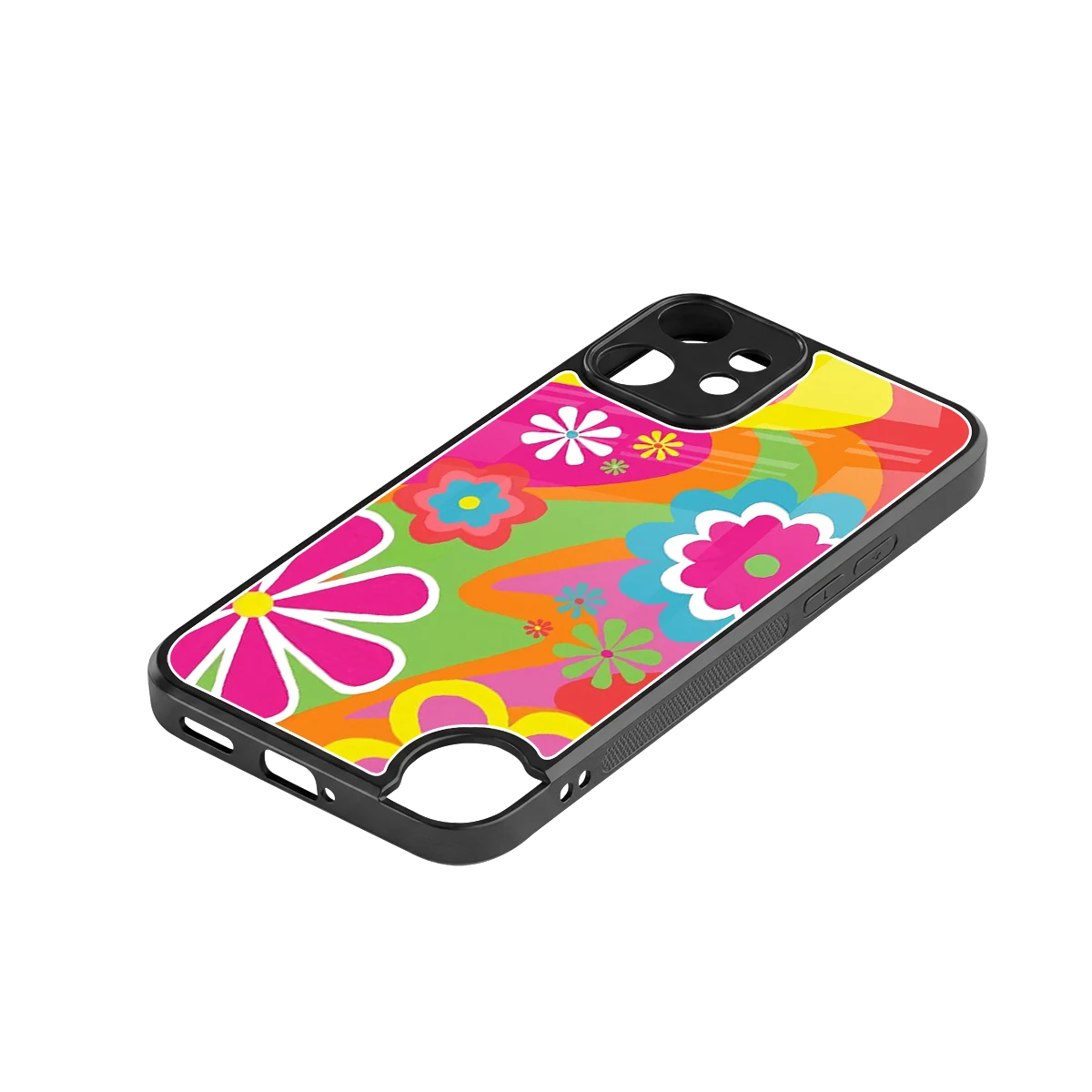 Floral Fusion stylish phone case for cmf nothing phone 2 pro | glossy glass and slim fit
