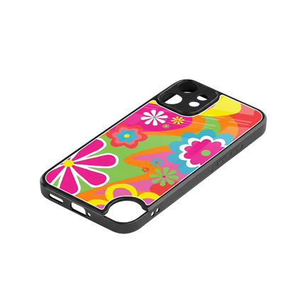 Floral Fusion stylish phone case for cmf nothing phone 2 pro | glossy glass and slim fit