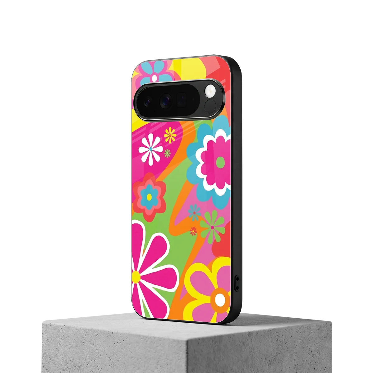Floral Fusion google pixel 10 pro xl mobile cover | shockproof glass phone case