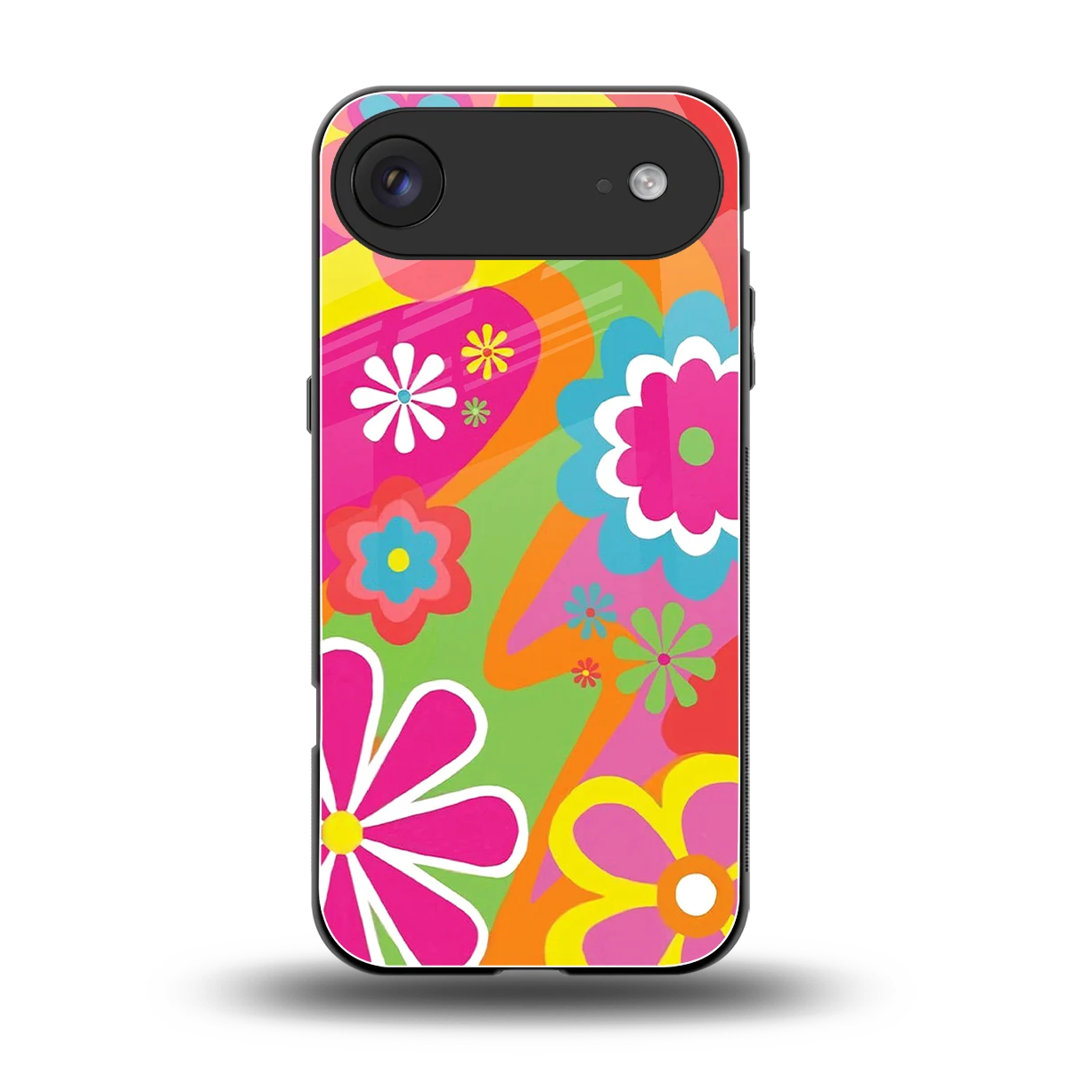 Floral Fusion back phone cover | glass case for iphone air