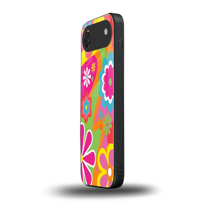 Floral Fusion iphone air mobile cover | shockproof glass phone case
