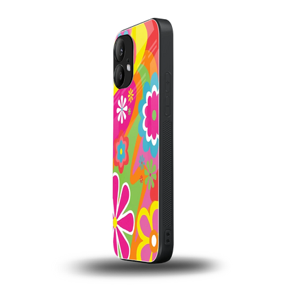 Floral Fusion nothing phone 2 mobile cover | shockproof glass phone case