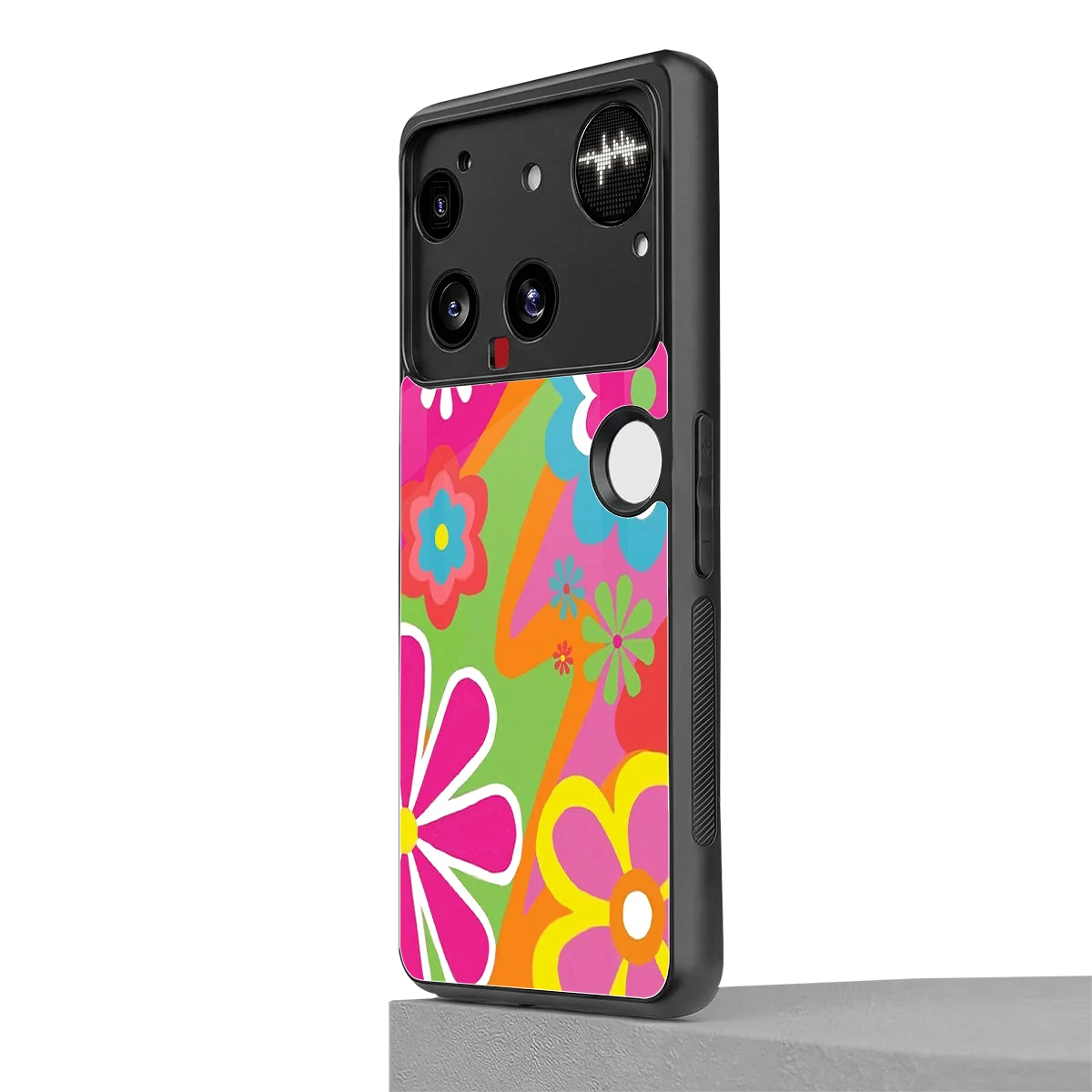 Floral Fusion nothing phone 3 mobile cover | shockproof glass phone case