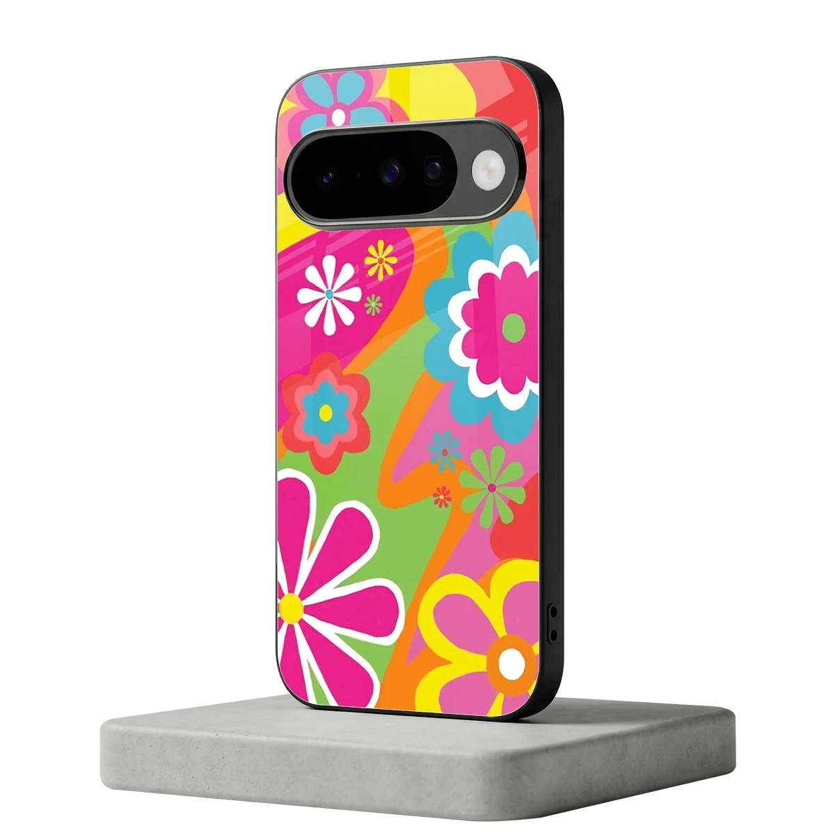 Floral Fusion google pixel 10 mobile cover | shockproof glass phone case